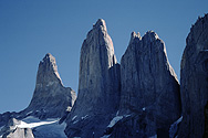Die Torres del Paine im gleichnamigen Nationalpark in Patagonien
