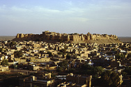 Blick auf Jaisalmer und sein grosses Fort