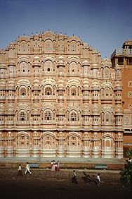 Der Hawa Mahal in Jaipur