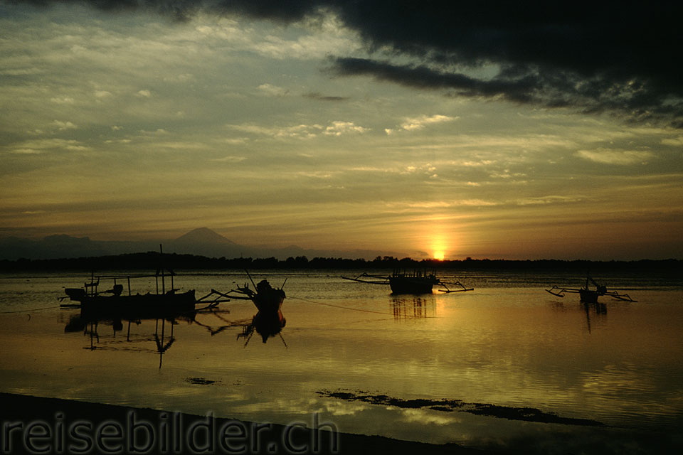 Sonnenuntergang auf Gili Air bei Lombok
