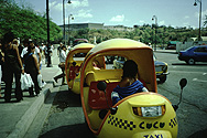Cuba-Taxi - Eierschalen auf drei Rädern!