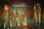 Buddhastatuen im Wat Xieng Thong in Luangprabang