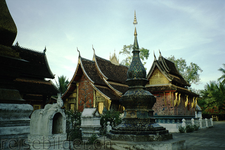 Der Wat Xieng Thong in Luangprabang