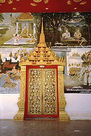 Tor am Wat In Paeng in Vientiane