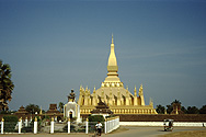 Der Pha That Luang, das Nationalheiligtum von Laos in Vientiane