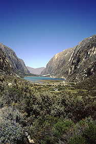 Laguna Llanganuco Orconcocha im Huascarán-Nationalpark